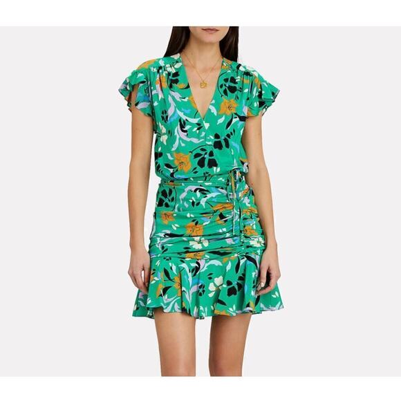 Veronica Beard Dresses & Skirts - 1.Veronica Beard Mini Dress Womens Medium Silk Floral Garden Party Feminine Chic